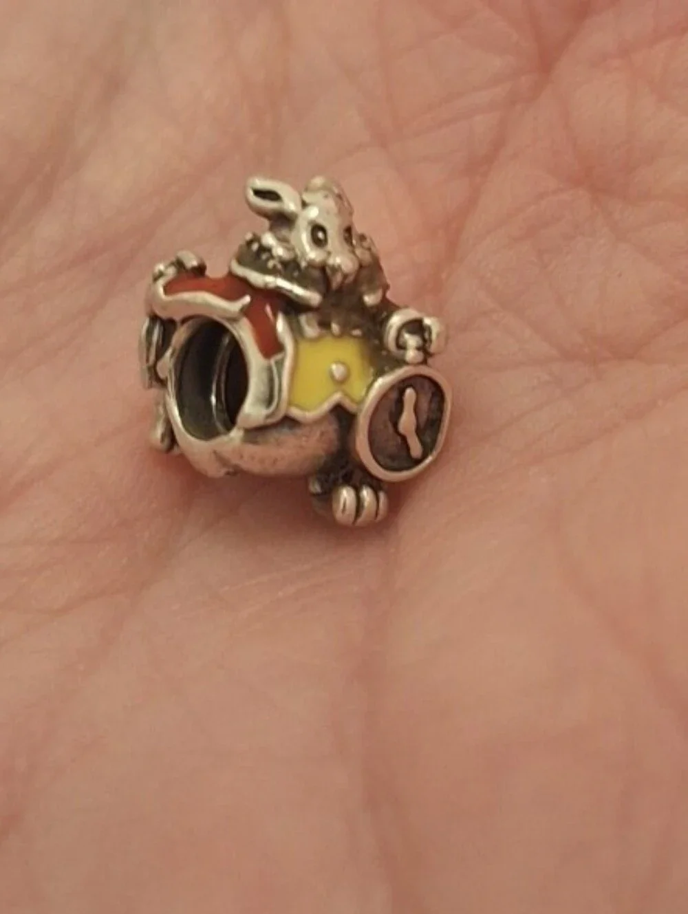 Pandora White Rabbit Charm